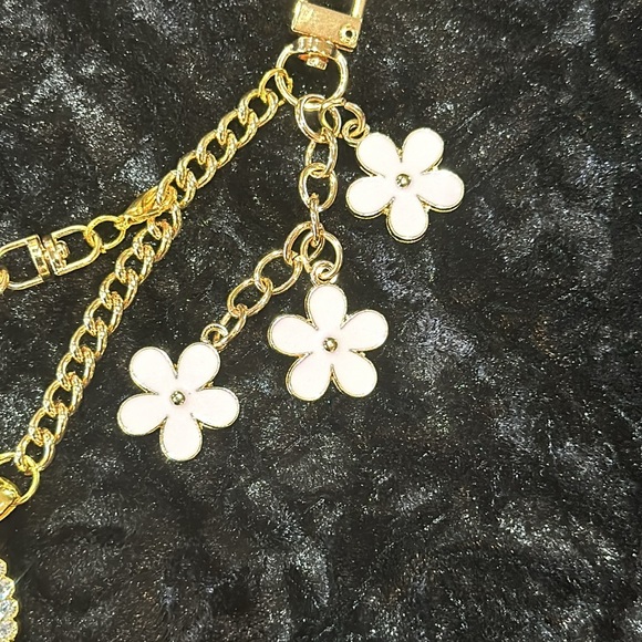 Hand Made Key/Bag Charm with Authentic LV Leather - Picture 5 of 9